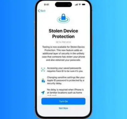 屯溪苹果授权维修店分享被盗设备保护功能开启方法 