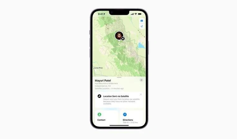 屯溪苹果14维修分享iPhone14系列中 FindMy功能通过卫星分享位置方法教程 